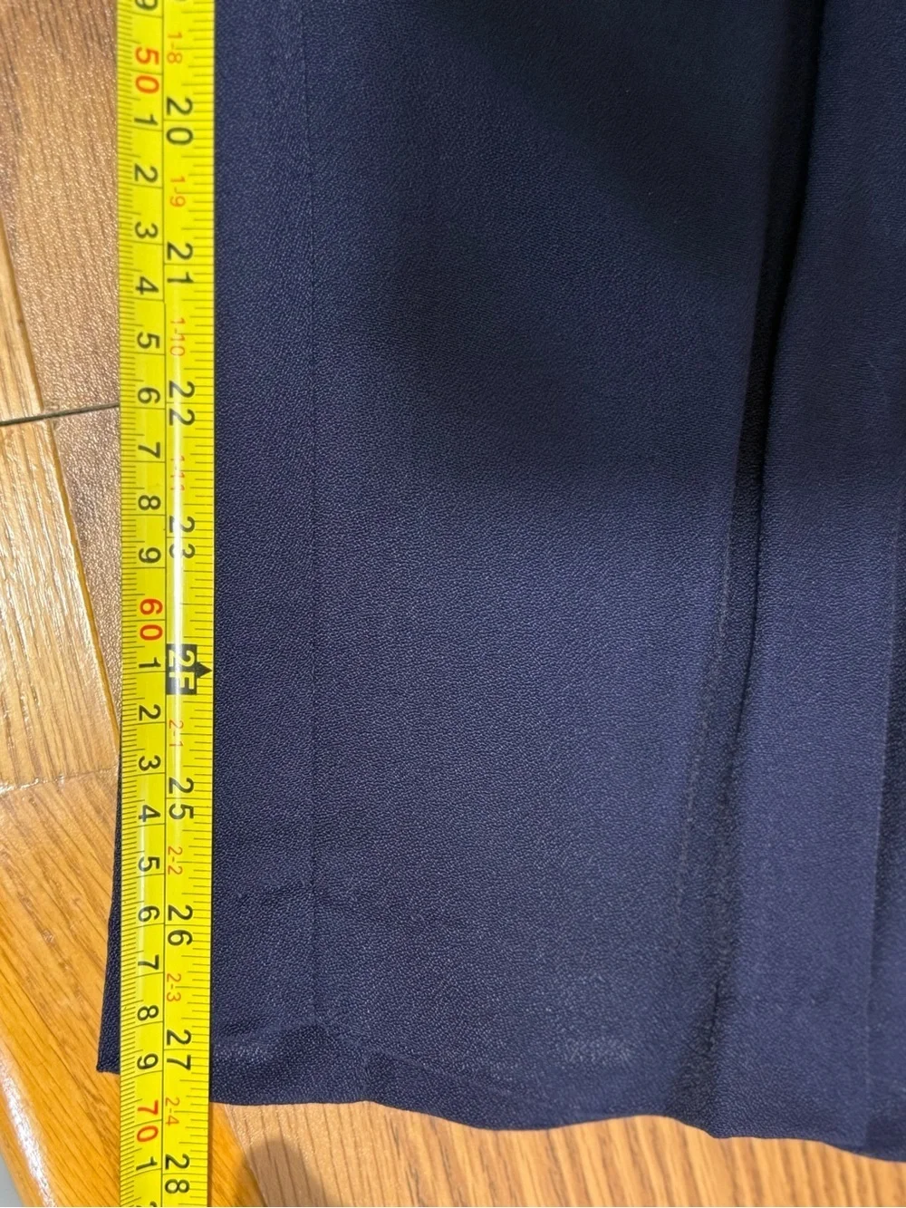 Career Pant Set -Sleeveless White & Navy, Gold Buttons -Matching Navy Pants NWT